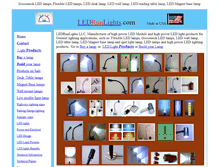 Tablet Screenshot of ledrunlights.com